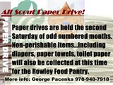 scout paper drive