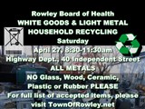 WHITE GOODS/LIGHT METAL HOUSEHOLD RECYCLING