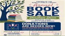 Rowley Library Book Sale 9-4-26