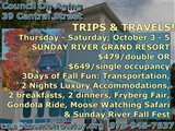SundayRiverGondolacoa@townofrowley.org 978-948-7637; TRIPS & TRAVELS!; Council On Aging 39...